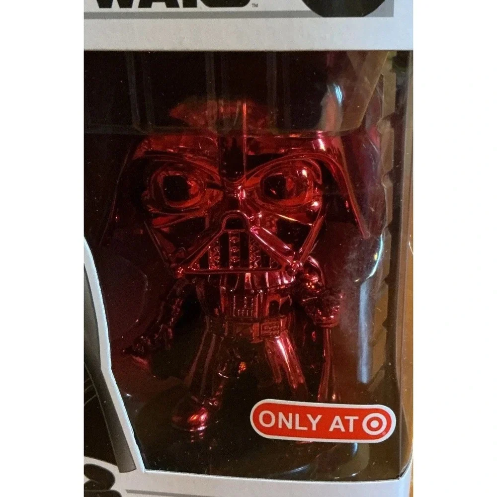 Funko Pop! 157 Star Wars - Darth‎ Vader Red Chrome - Target Exclusive Figure